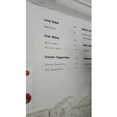 [예산 간판] FAVESTAR 커피숍, 아크릴 메뉴판